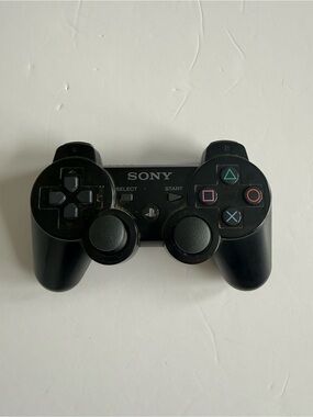 Sony Black PlayStation PS3 Dual Analog Controller Untested